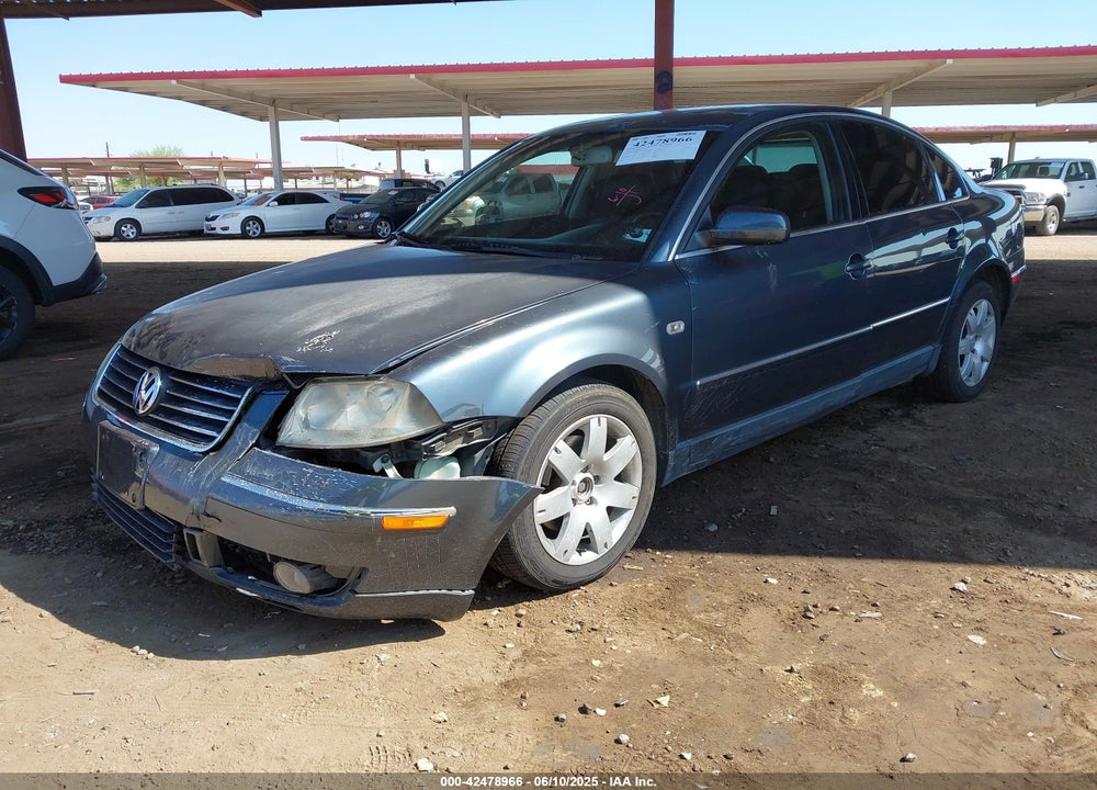2002 VOLKSWAGEN PASSAT VIN: WVWRH63B22P348991