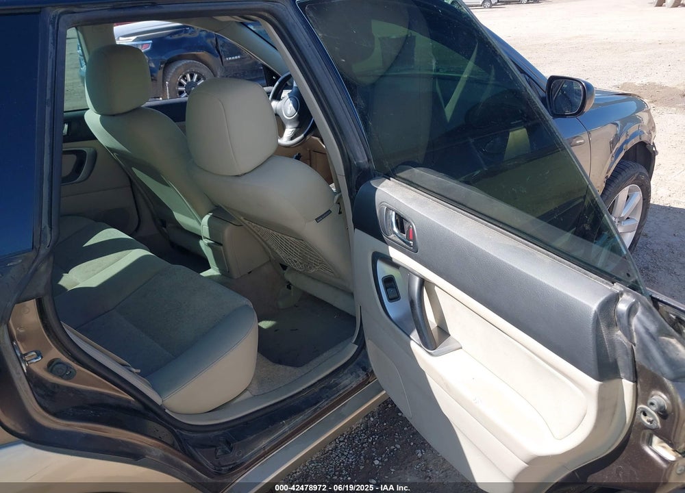 2008 SUBARU OUTBACK 2.5I/2.5I L.L. BEAN EDITION VIN: 4S4BP61C087302922