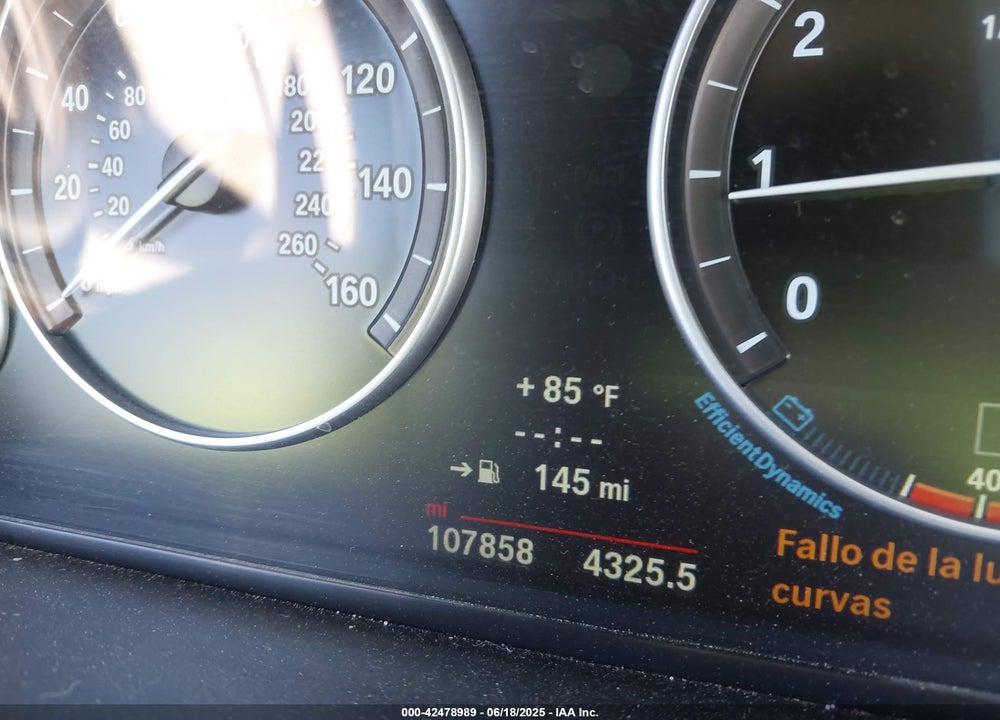 2014 BMW 5 SERIES VIN: WBA5A5C5XED511915