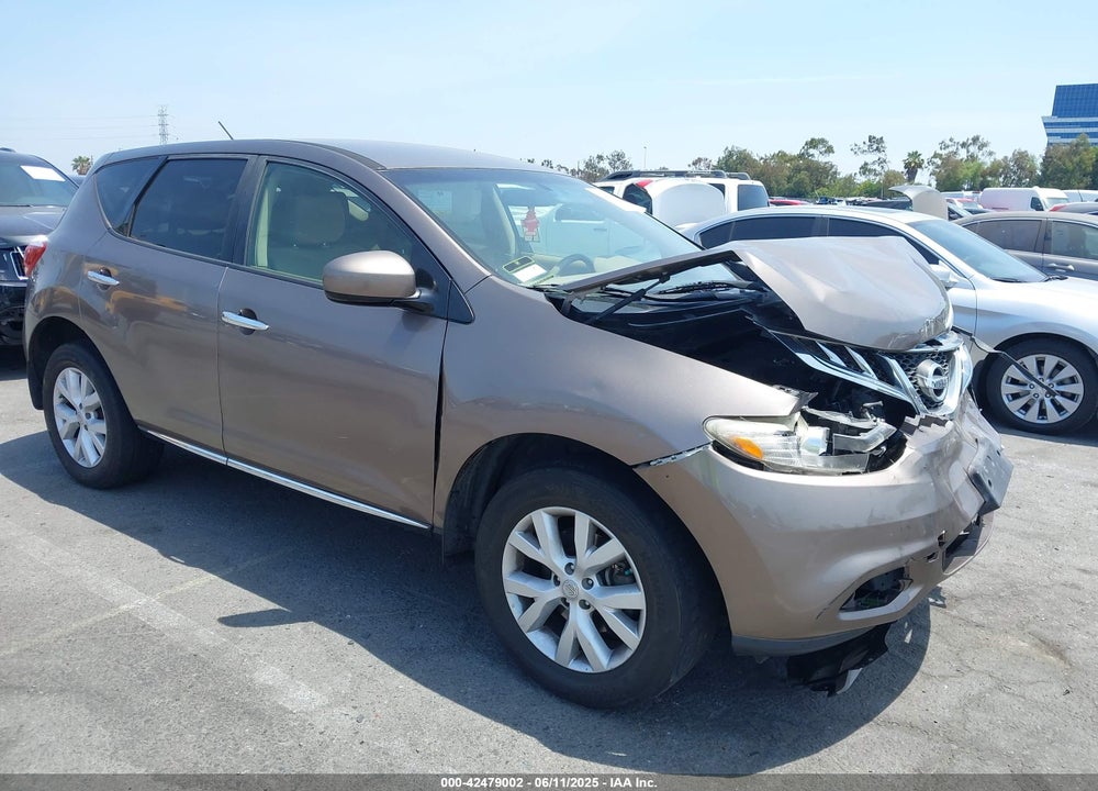 2013 NISSAN MURANO S VIN: JN8AZ1MU7DW202967