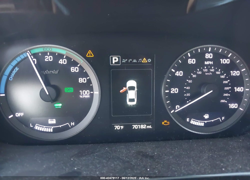 2016 HYUNDAI SONATA HYBRID LIMITED VIN: KMHE34L1XGA019373