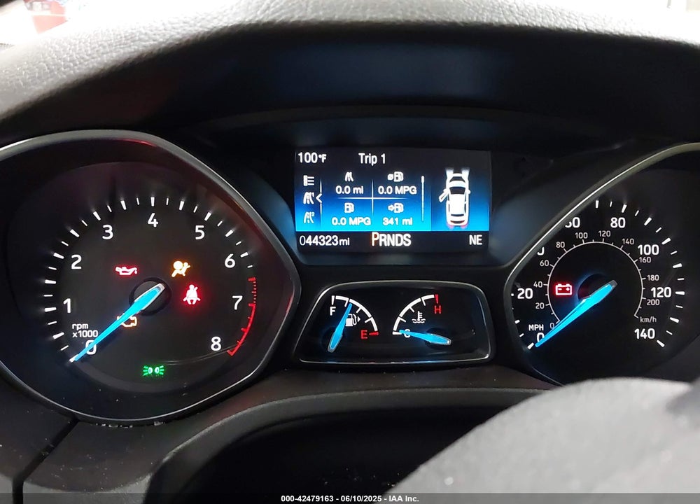 2017 FORD FOCUS VIN: 1FADP3H22HL314642