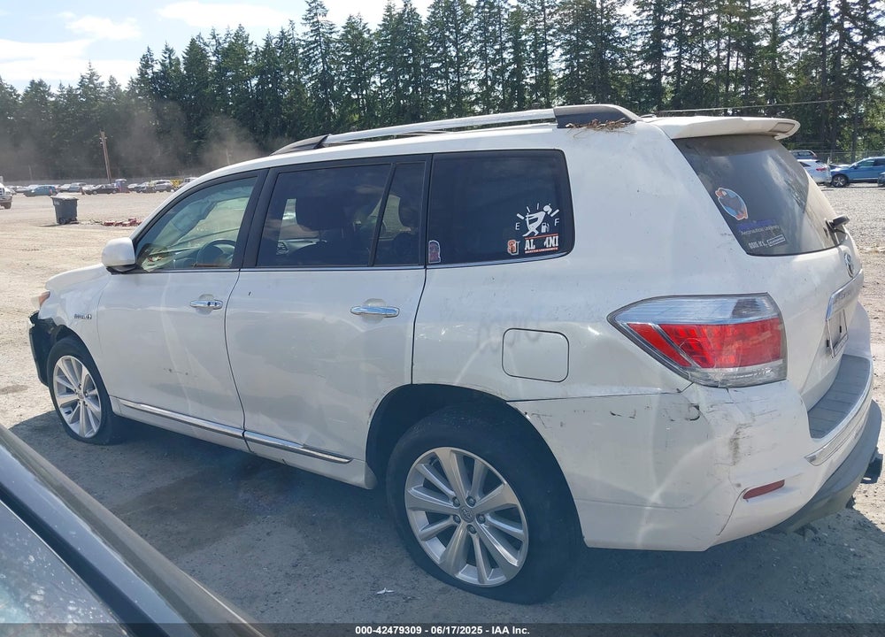 2013 TOYOTA HIGHLANDER HYBRID VIN: JTEDC3EH5D2013079