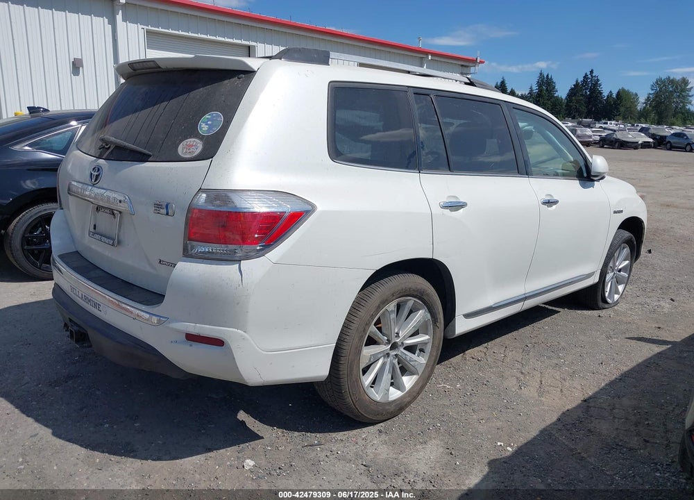 2013 TOYOTA HIGHLANDER HYBRID VIN: JTEDC3EH5D2013079