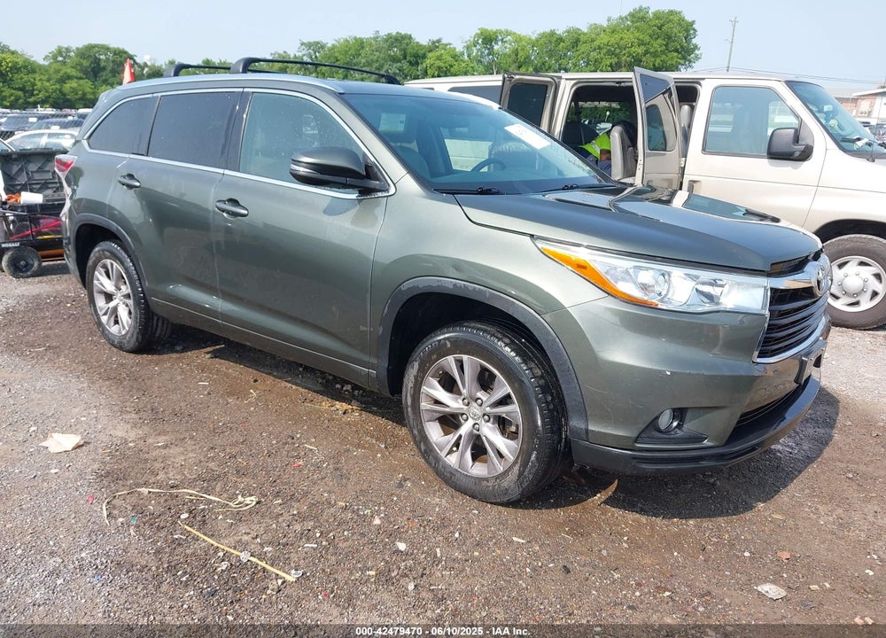 2015 TOYOTA HIGHLANDER XLE V6 VIN: 5TDKKRFH6FS044546