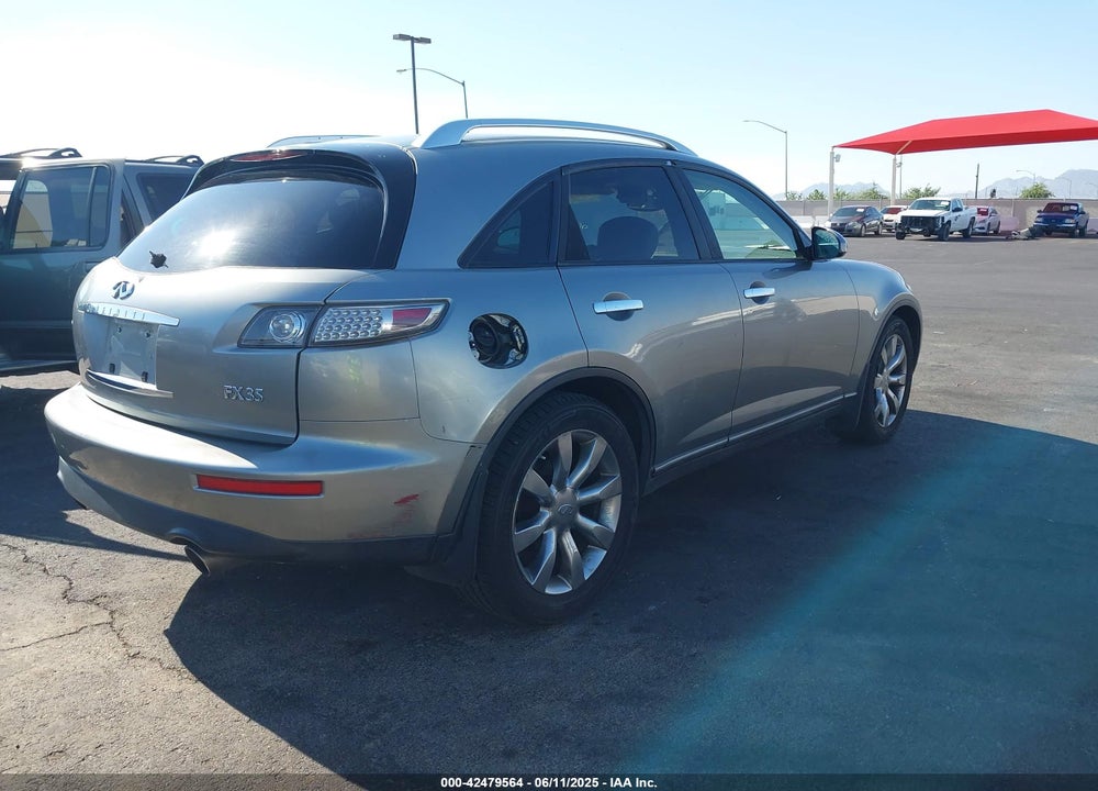 2005 INFINITI FX35 VIN: JNRAS08W45X202491