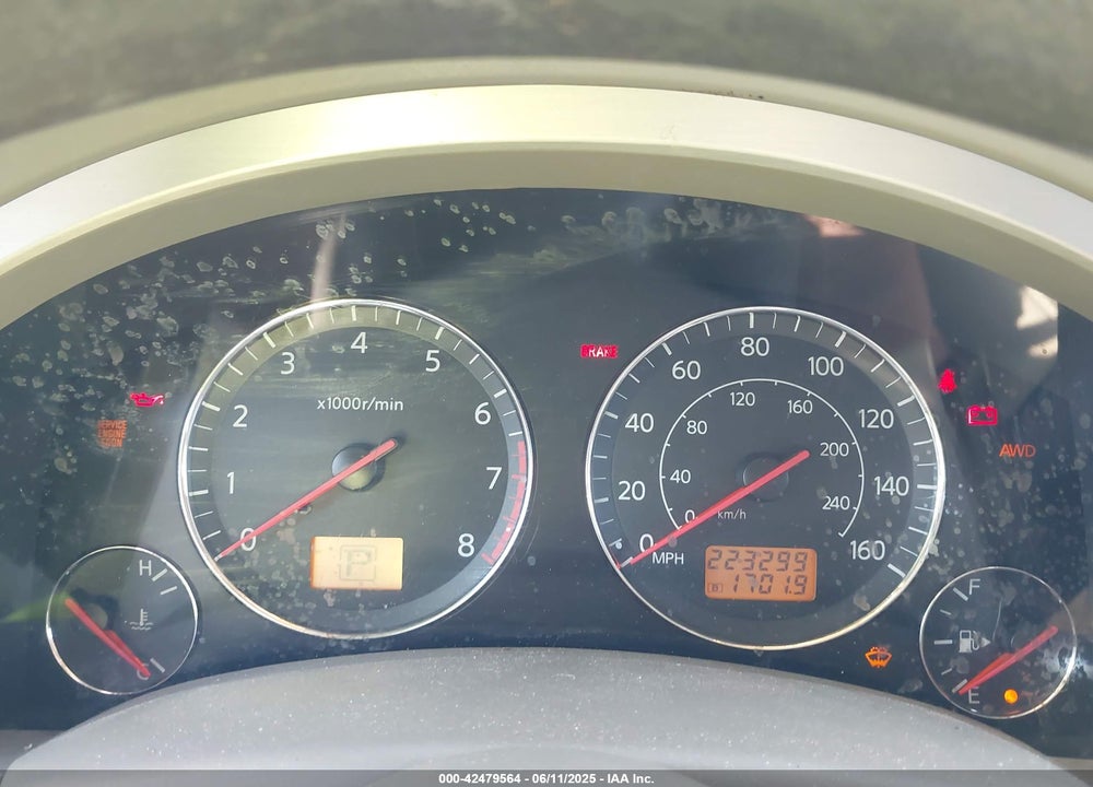 2005 INFINITI FX35 VIN: JNRAS08W45X202491
