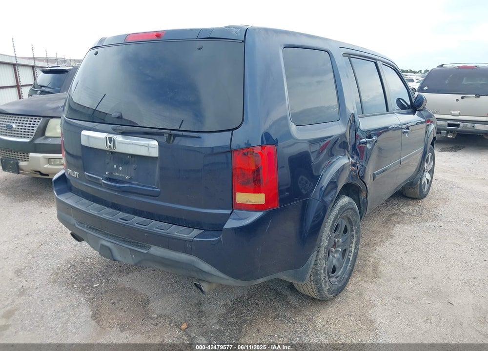 2012 HONDA PILOT EX-L VIN: 5FNYF3H57CB039810