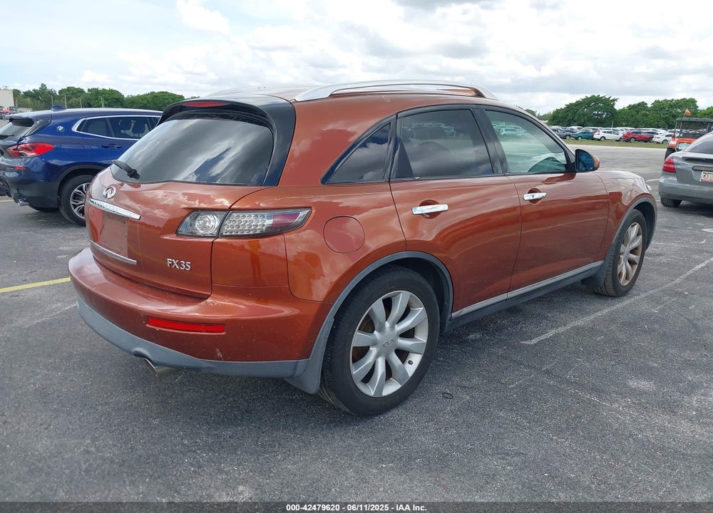2007 INFINITI FX35 VIN: JNRAS08U57X101042
