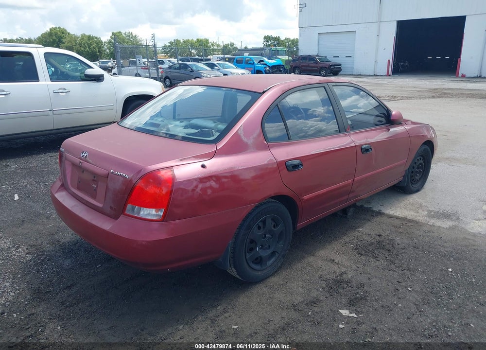 2002 HYUNDAI ELANTRA GLS VIN: KMHDN45D22U338304