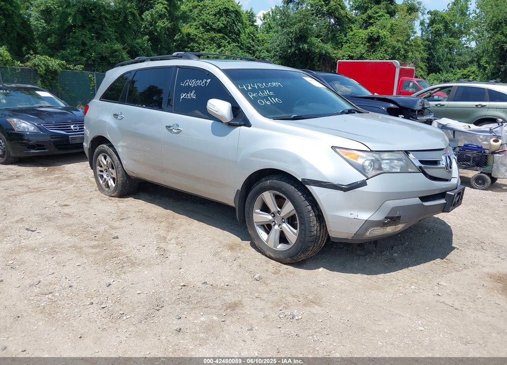 2009 ACURA MDX TECHNOLOGY PACKAGE VIN: 2HNYD28609H522996