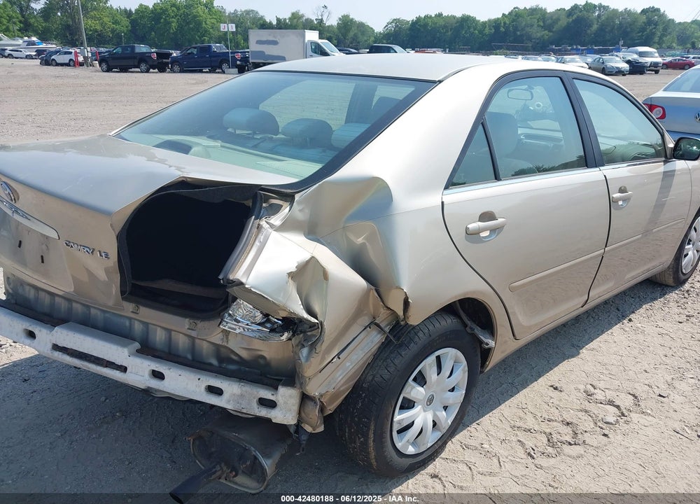 2005 TOYOTA CAMRY LE VIN: 4T1BE32K75U947672