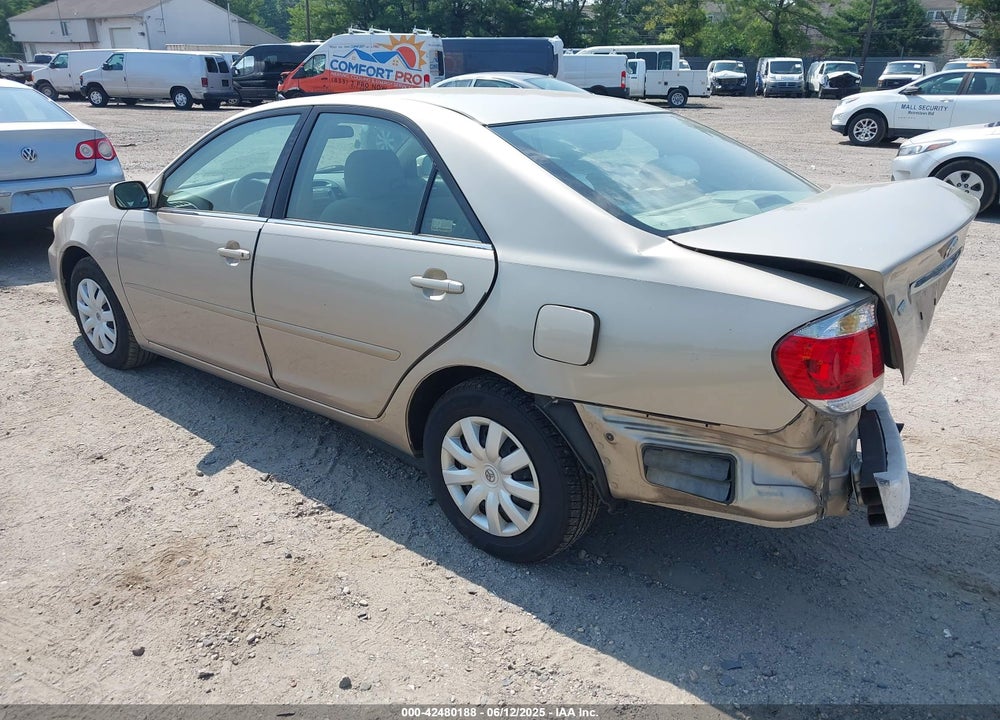 2005 TOYOTA CAMRY LE VIN: 4T1BE32K75U947672