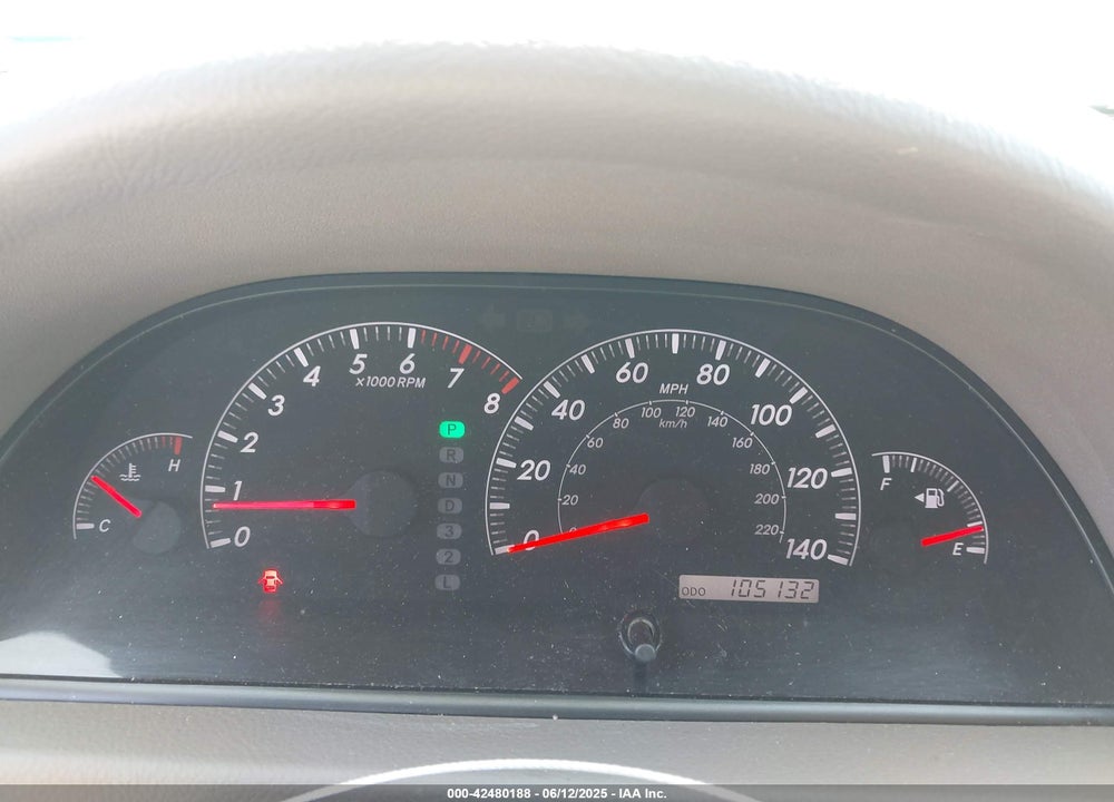 2005 TOYOTA CAMRY LE VIN: 4T1BE32K75U947672