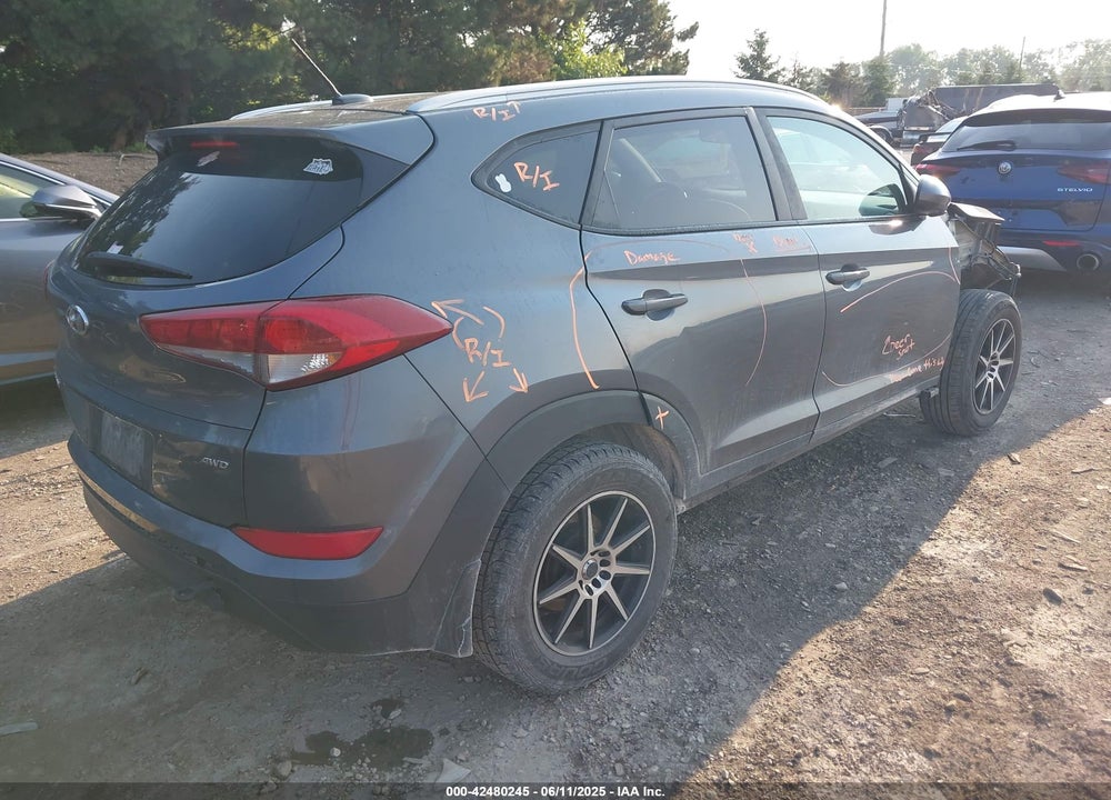 2016 HYUNDAI TUCSON VIN: KM8J3CA4XGU207587