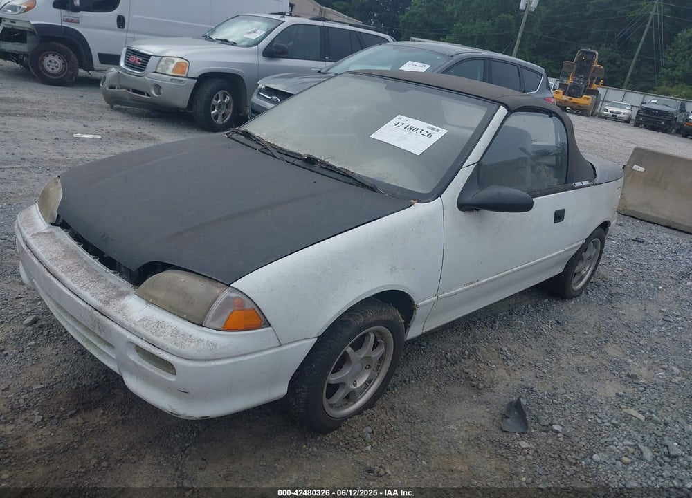 1993 GEO METRO VIN: JG1MR3363PK202587
