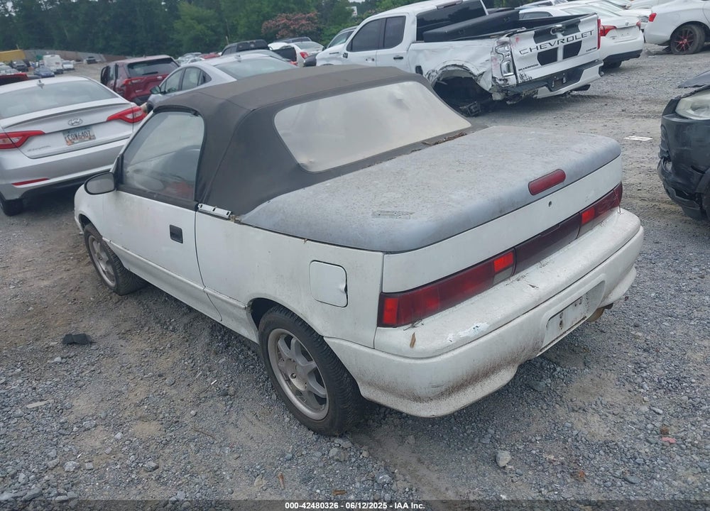 1993 GEO METRO VIN: JG1MR3363PK202587