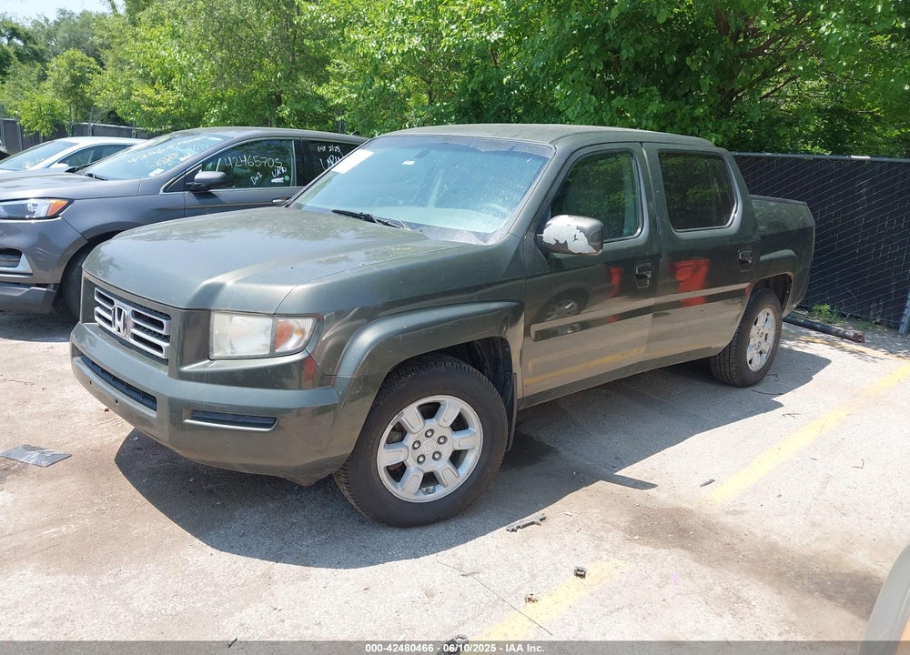 2006 HONDA RIDGELINE RTL VIN: 2HJYK16576H548163