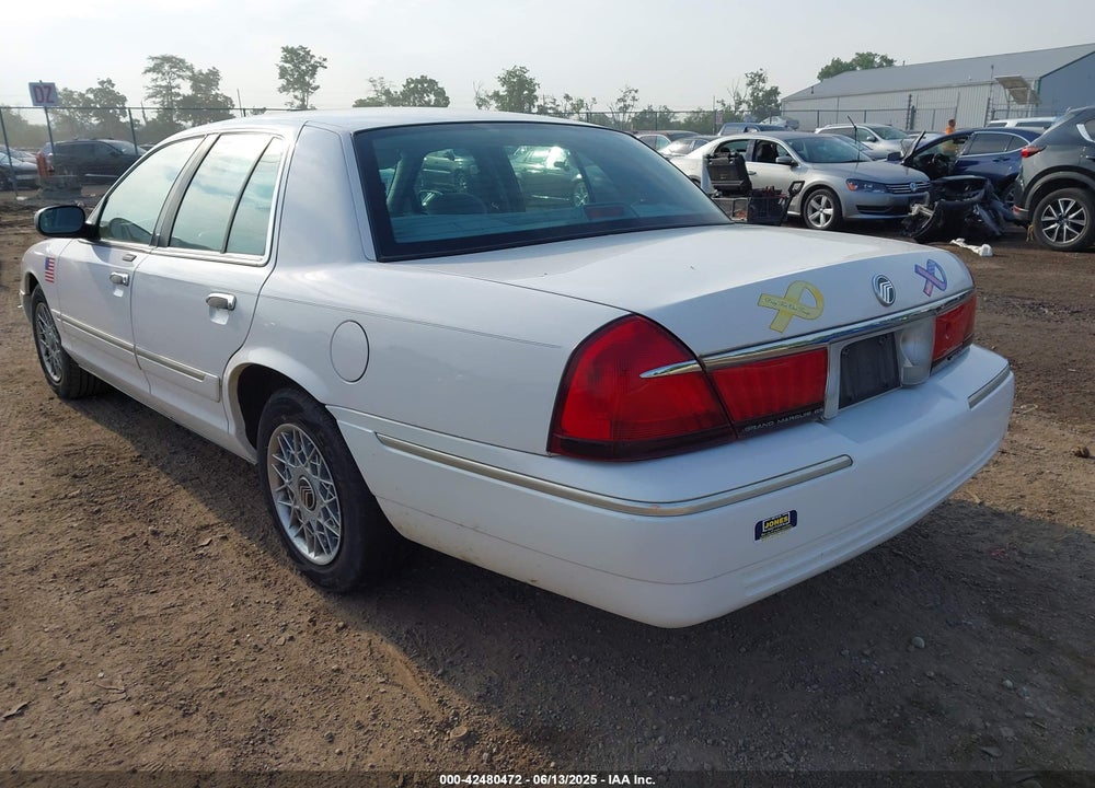 2002 MERCURY GRAND MARQUIS GS VIN: 2MEFM74W12X630926
