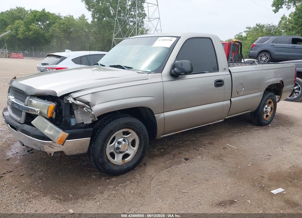 2003 CHEVROLET SILVERADO 1500 WORK TRUCK VIN: 1GCEC14X43Z275624