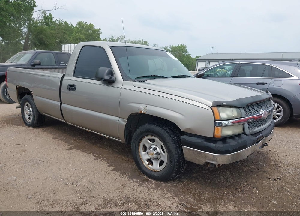 2003 CHEVROLET SILVERADO 1500 WORK TRUCK VIN: 1GCEC14X43Z275624
