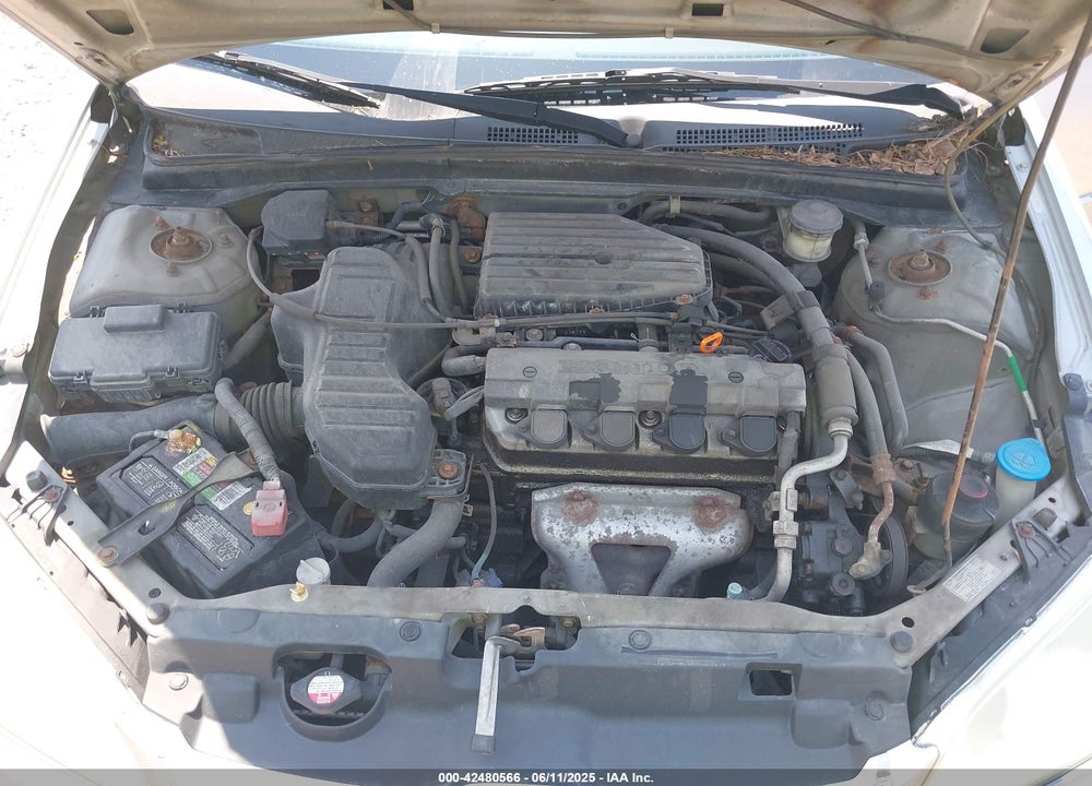 2005 HONDA CIVIC LX VIN: 1HGES16505L031300