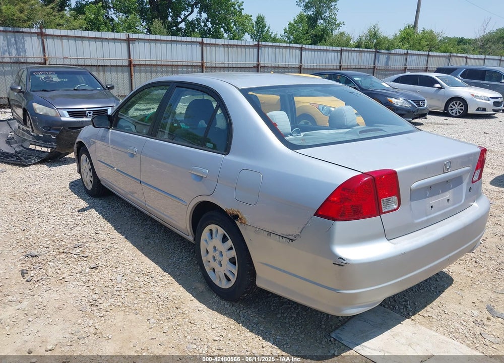 2005 HONDA CIVIC LX VIN: 1HGES16505L031300