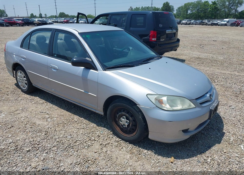 2005 HONDA CIVIC LX VIN: 1HGES16505L031300