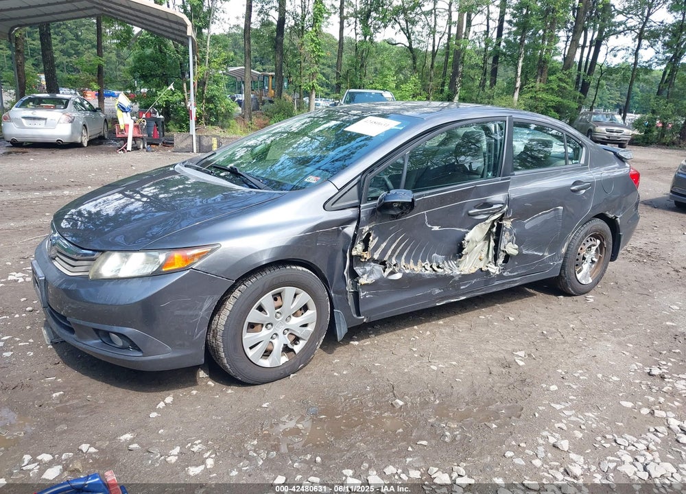 2012 HONDA CIVIC VIN: 2HGFB2F55CH573027
