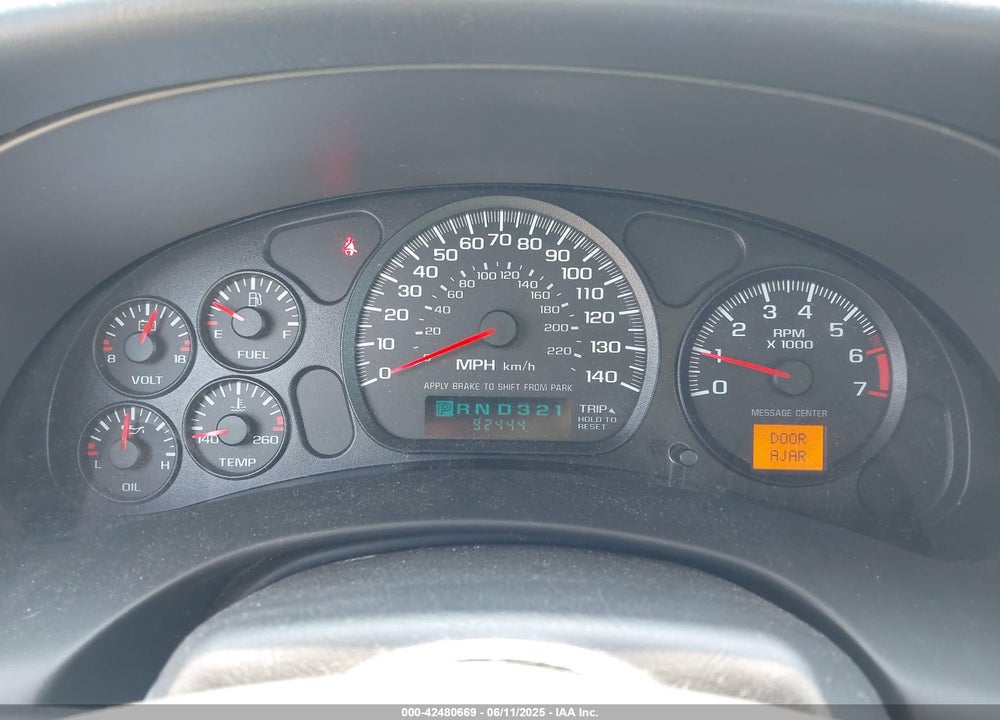 2003 CHEVROLET MONTE CARLO SS VIN: 2G1WX12K839172676
