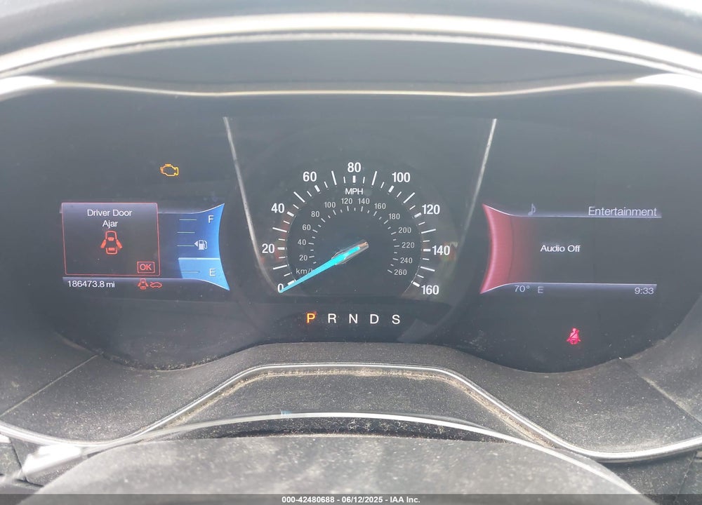 2013 FORD FUSION SE VIN: 3FA6P0HRXDR133661