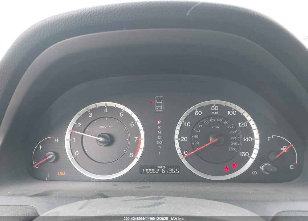2008 HONDA ACCORD VIN: 1HGCP26378A000624