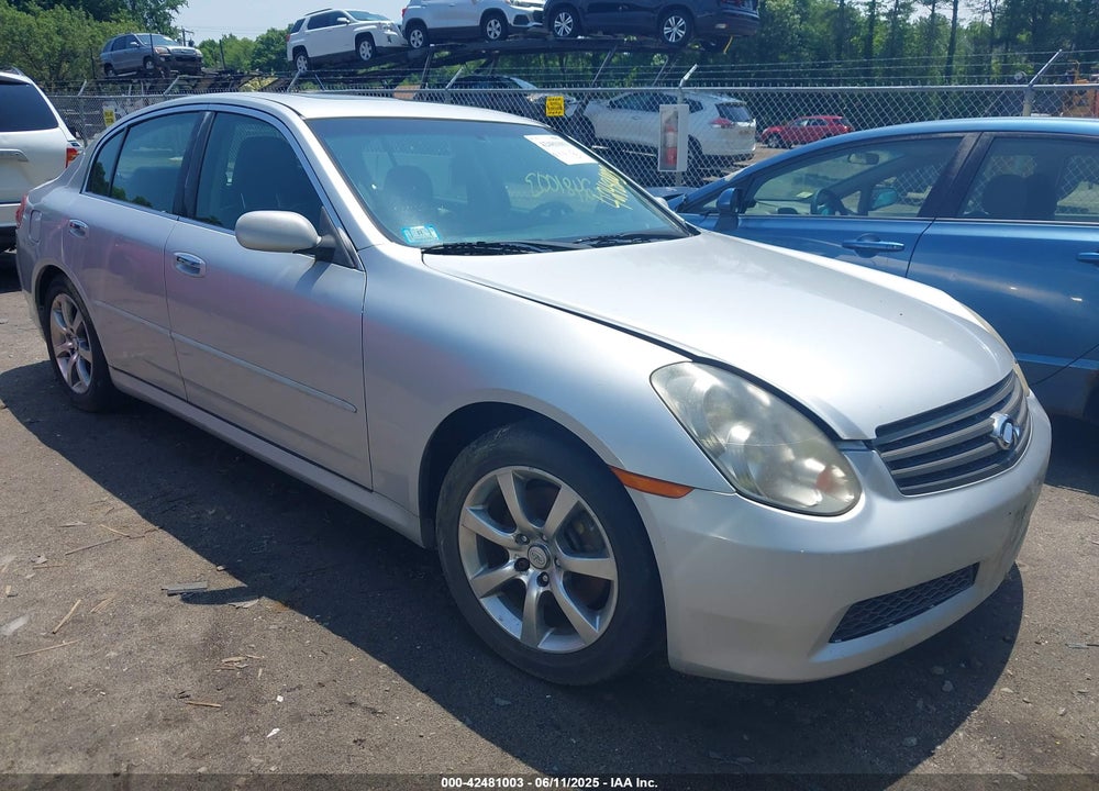 2006 INFINITI G35 VIN: JNKCV51E26M502482