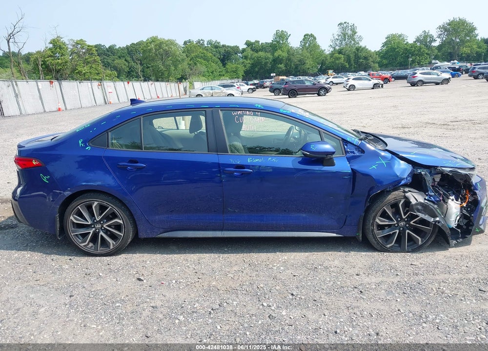 2022 TOYOTA COROLLA VIN: JTDS4MCE3NJ085591
