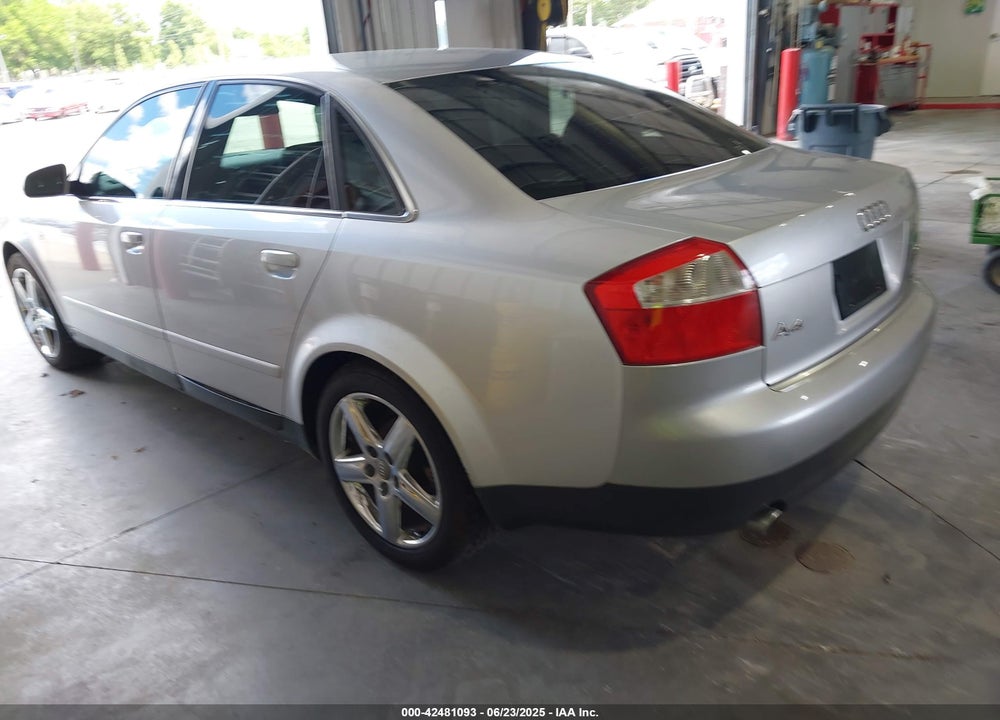 2003 AUDI A4 3.0 VIN: WAULT68E33A275638