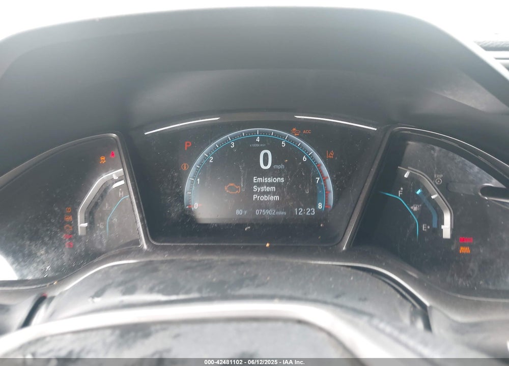 2019 HONDA CIVIC VIN: SHHFK7H69KU210668