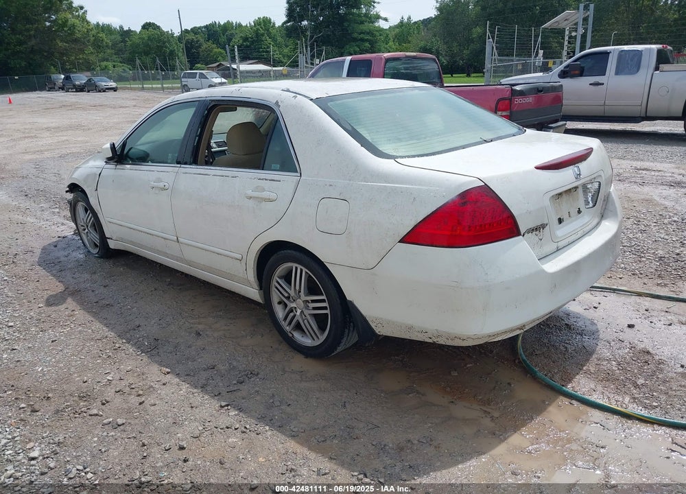 2007 HONDA ACCORD 2.4 SE VIN: 1HGCM56347A223938