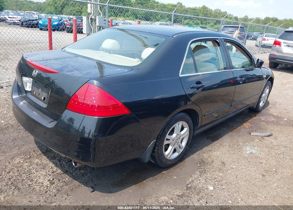 2007 HONDA ACCORD 2.4 SE VIN: 1HGCM56367A120956