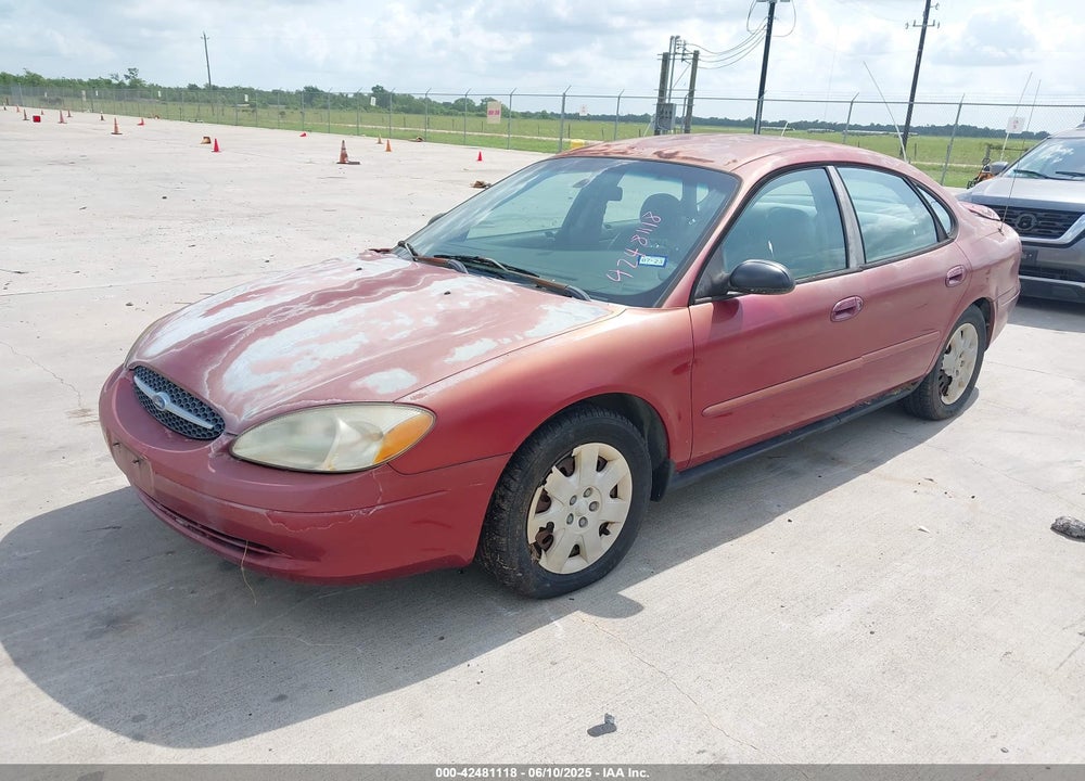 2002 FORD TAURUS LX VIN: 1FAFP52U02A108690