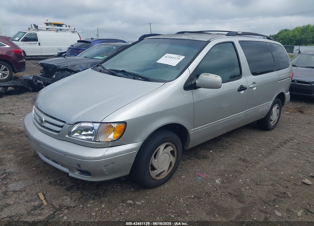2002 TOYOTA SIENNA LE VIN: 4T3ZF13C52U440649