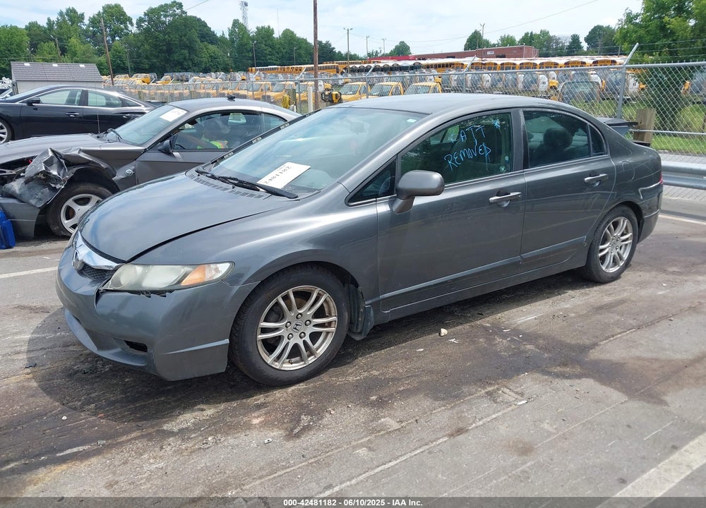 2010 HONDA CIVIC LX VIN: 2HGFA1F56AH576996