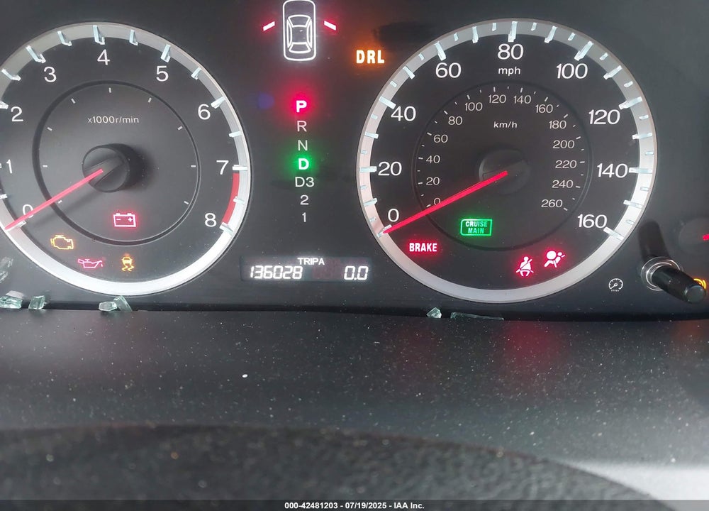2012 HONDA ACCORD VIN: 1HGCP2F70CA065858