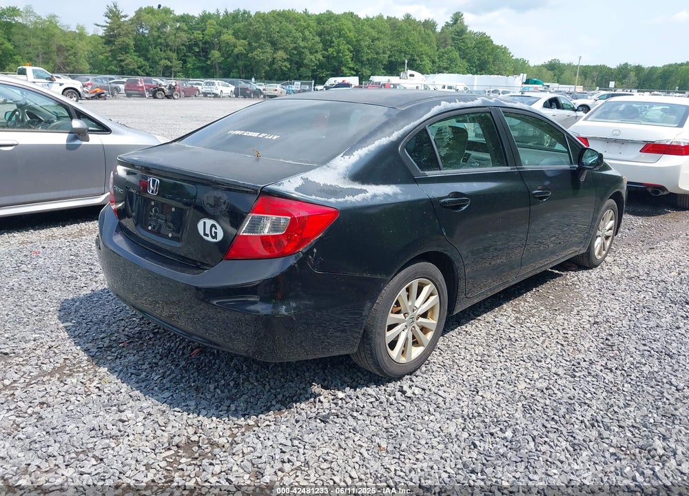 2012 HONDA CIVIC VIN: 2HGFB2F86CH522503