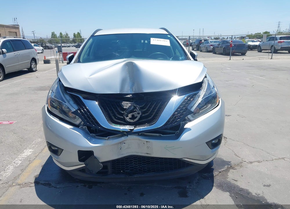 2018 NISSAN MURANO SV VIN: 5N1AZ2MH7JN119444