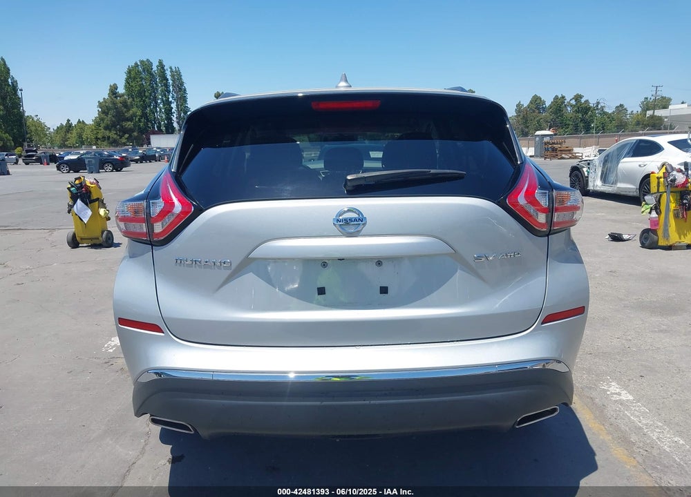 2018 NISSAN MURANO SV VIN: 5N1AZ2MH7JN119444
