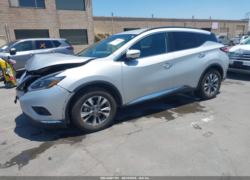 2018 NISSAN MURANO SV VIN: 5N1AZ2MH7JN119444