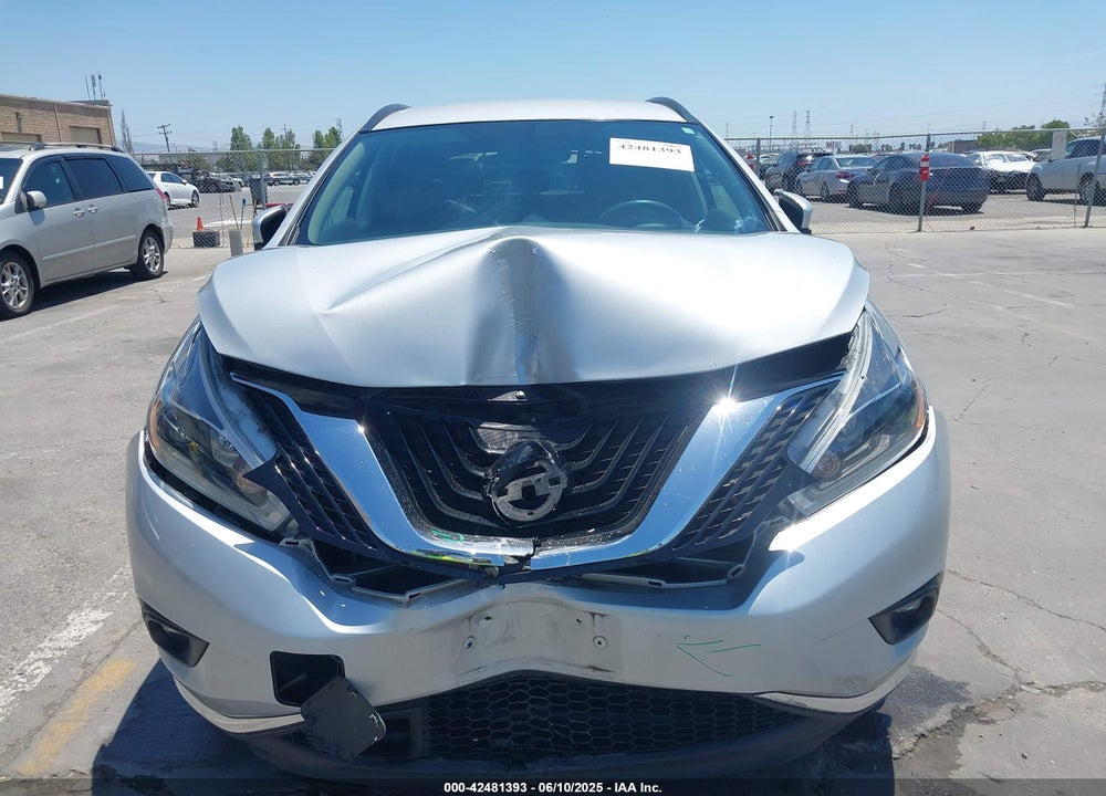 2018 NISSAN MURANO SV VIN: 5N1AZ2MH7JN119444