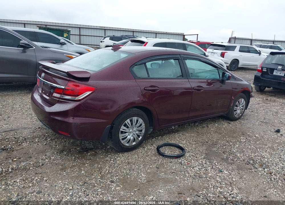 2014 HONDA CIVIC LX VIN: 19XFB2F54EE009446