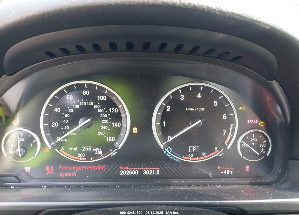 2013 BMW 528I VIN: WBAXG5C53DD229640