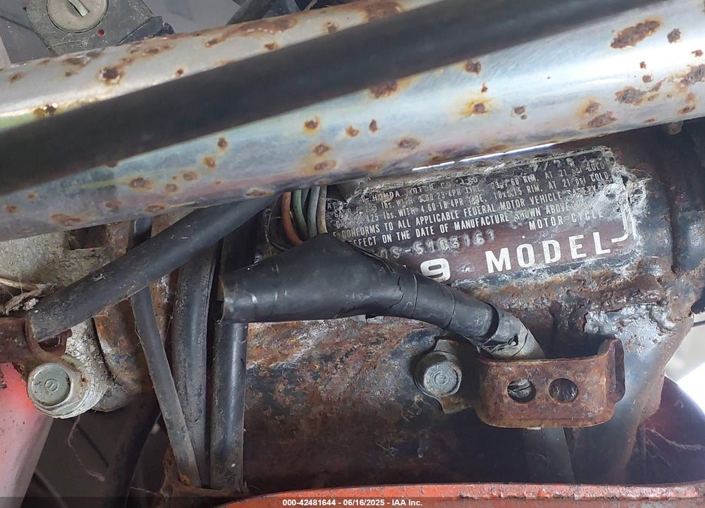 1997 HONDA XL250 VIN: XL250S5103161